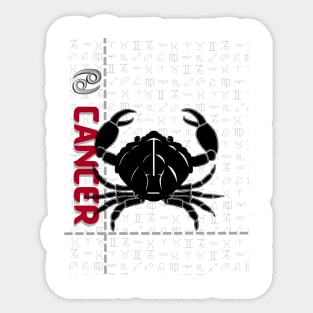 Cancer Zodiac symbol Sticker